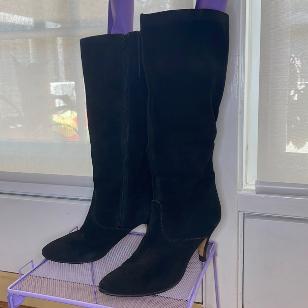 Vintage Calf High Suede Boots
